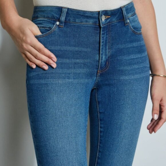 Tahari Kelly Classic Skinny Denim Jeans Women's Size 6 Ankle Great Condition EUC - Picture 13 of 13